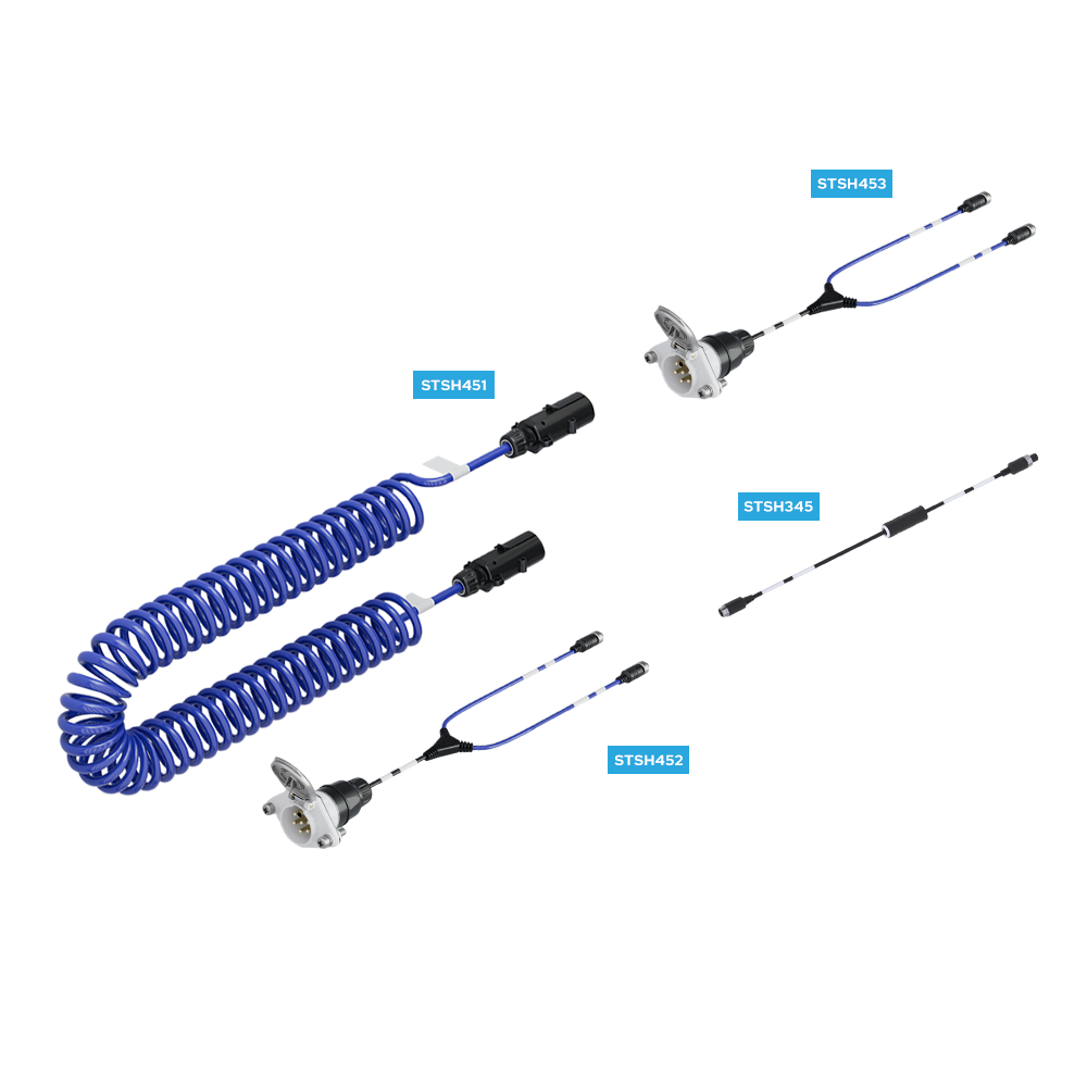 Kit de arnés de cable en espiral HD | STSH450