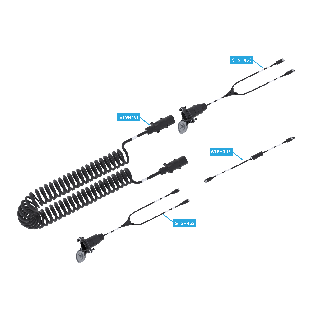 Kit de faisceau de câbles spiralés HD | STSH450