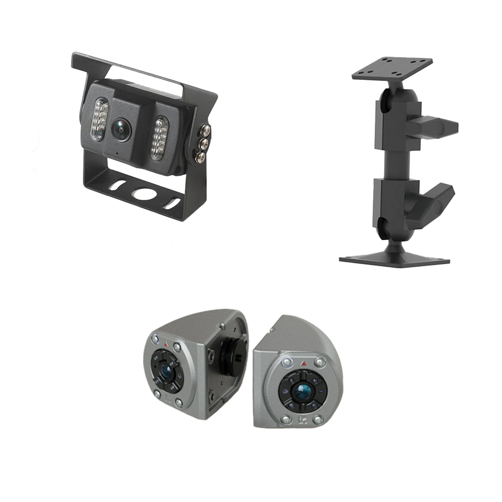 Sistema de 3 cámaras con monitor de 7" y 6 sensores de reversa | STSK7145BSSK