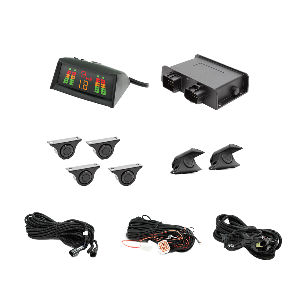 3 Cam System with 7" Monitor & 6 Backup Sensors