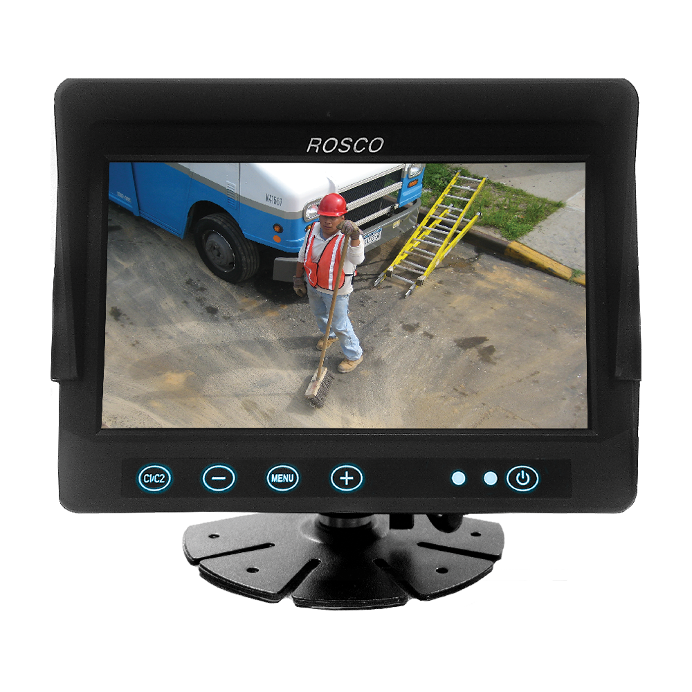 Moniteur de recul 7" avec boutons rétroéclairés à atténuation automatique - 1 entrée caméra | STSM254