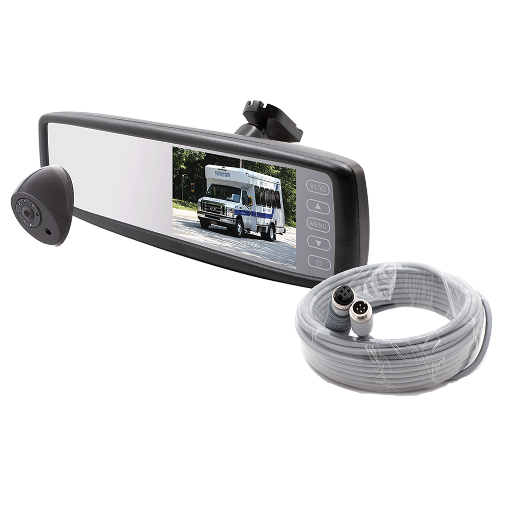 4.3" MOR-Vision® Mirror/Monitor with Universal Side/Backup Camera