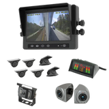 Sistema de 3 cámaras con monitor de 7" y 6 sensores de reversa | STSK7145BSSK