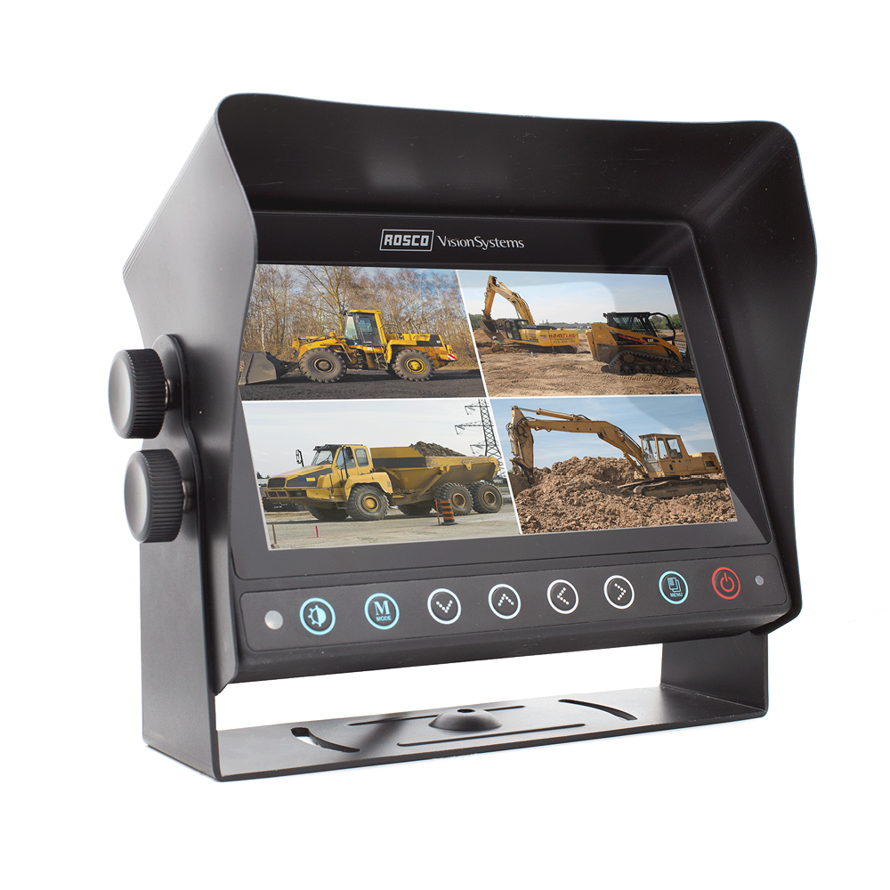 Waterproof Rear View Monitor for Commercial Vehicles