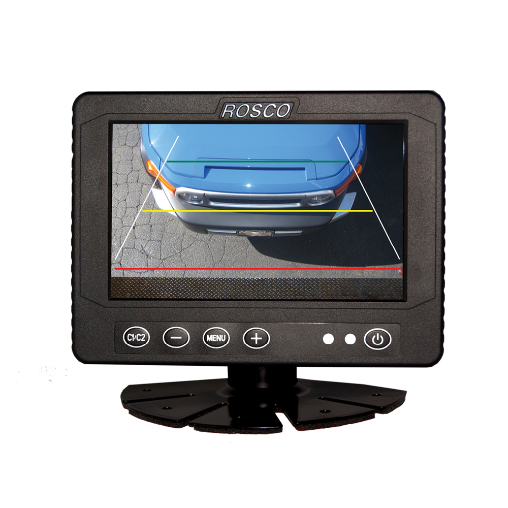 Backup Monitor with Audio for Commercial Vehicles