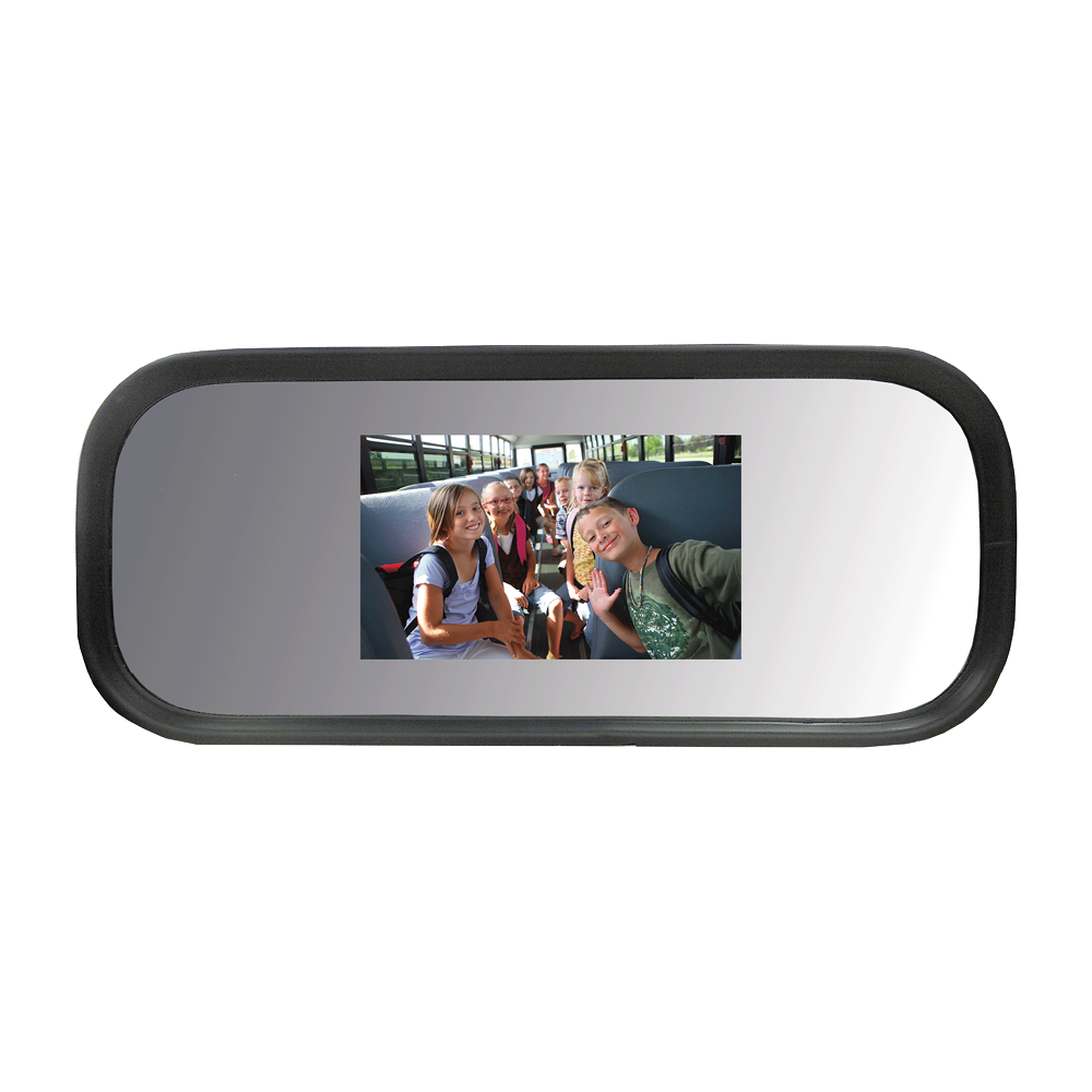 MOR-Vision® 6"x16" Mirror with 7" High-Brightness Monitor