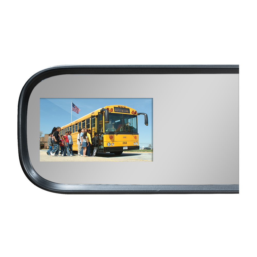 MOR-Vision® 6"x30" Mirror with 7" High-Brightness Monitor