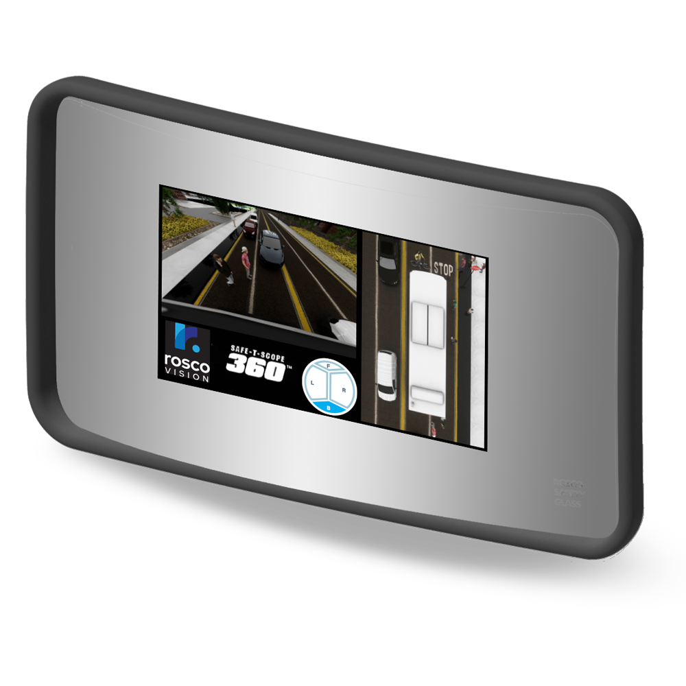 8"x15" Convex MOR-Vision® with 7" Monitor | STSM830D